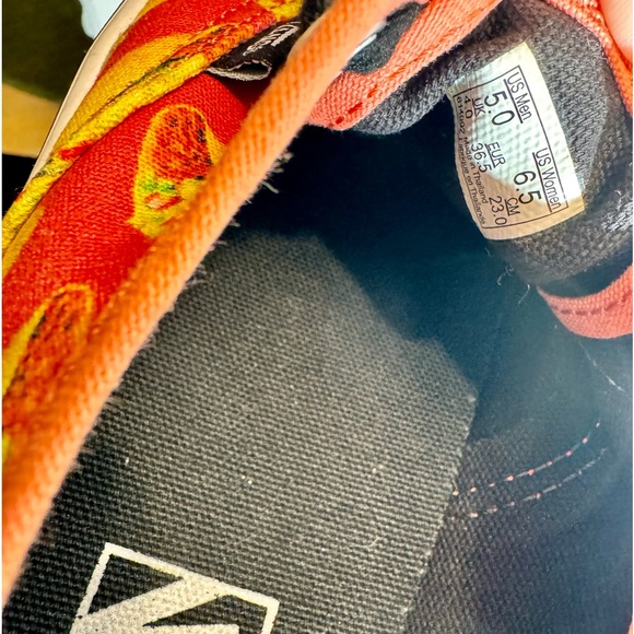 Vans Authentic Late Night Coral Taco Sneakers - Sz 6.5 women or 5 men - Picture 6 of 7